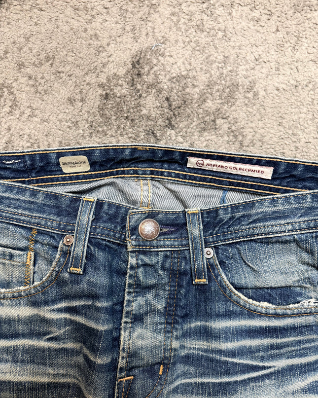 ADRIANO GOLDSCHMIED "BLUE VEIN" DENIM