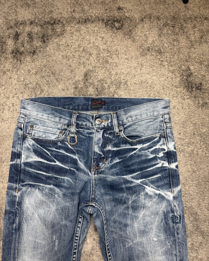 JACKROSE "WHITE NOISE FADE" DENIM