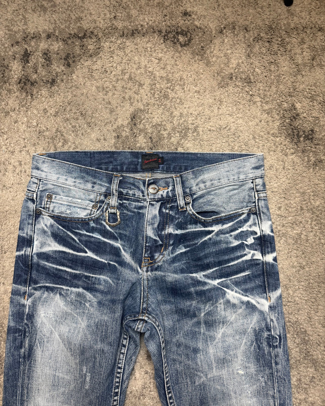 JACKROSE "WHITE NOISE FADE" DENIM