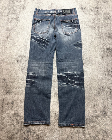 LOWBOX "CRACKED HORIZON" DENIM