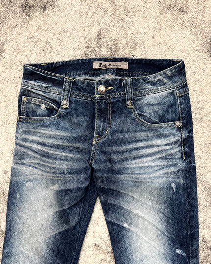COOK JEANS "BLEACHED REBELLION" DENIM