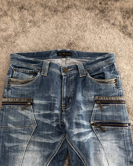 INTHEATTIC "MULTI ZIP" DENIM