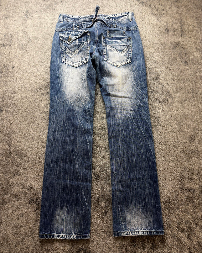 BLOW BY BLUE "CRIMSON LINE" DENIM