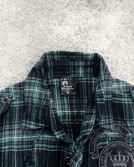 RUSS K "EMERALD SHADOW" FLANNEL (M)
