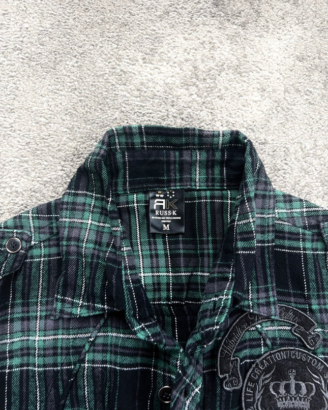 RUSS K "EMERALD SHADOW" FLANNEL (M)