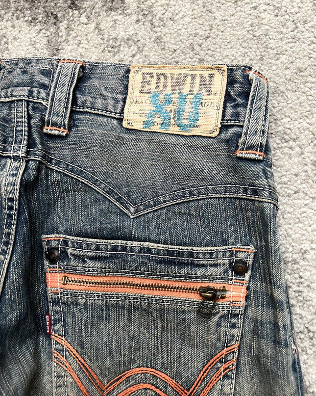 EDWIN XV "NEON RUST" DENIM