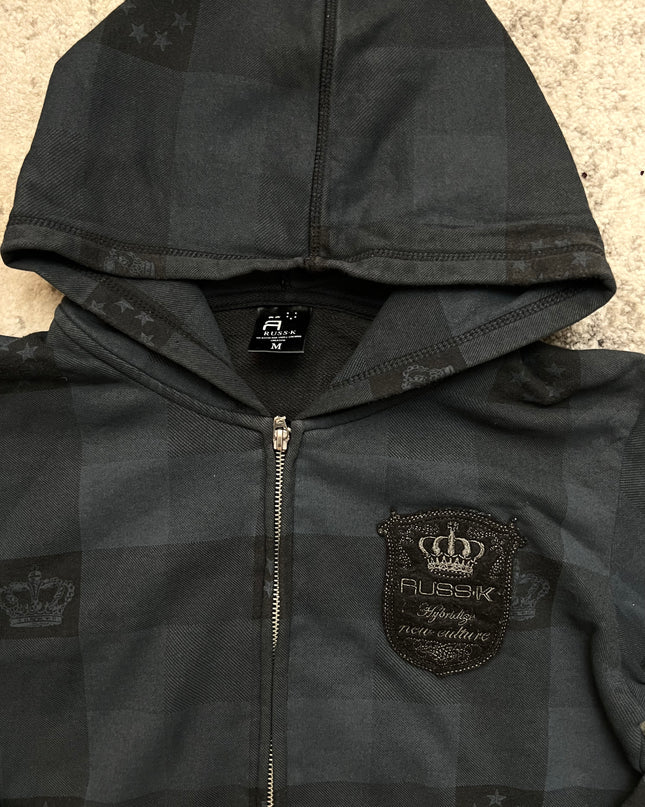 RUSS-K BLUE PATCH HOODIE 