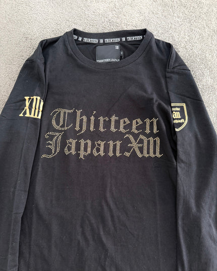 THIRTEEN JAPAN "GOTHIC SCRIPT" LONGSLEEVE (S-M)