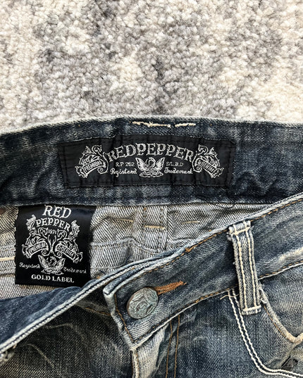RED PEPPER MUDWASH DENIM 