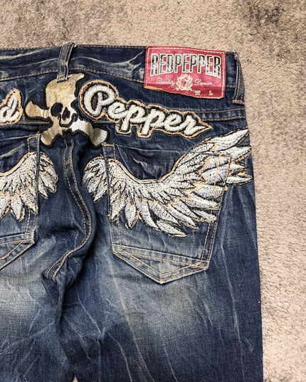 RED PEPPER “INFINITE WHISKER“ DENIM