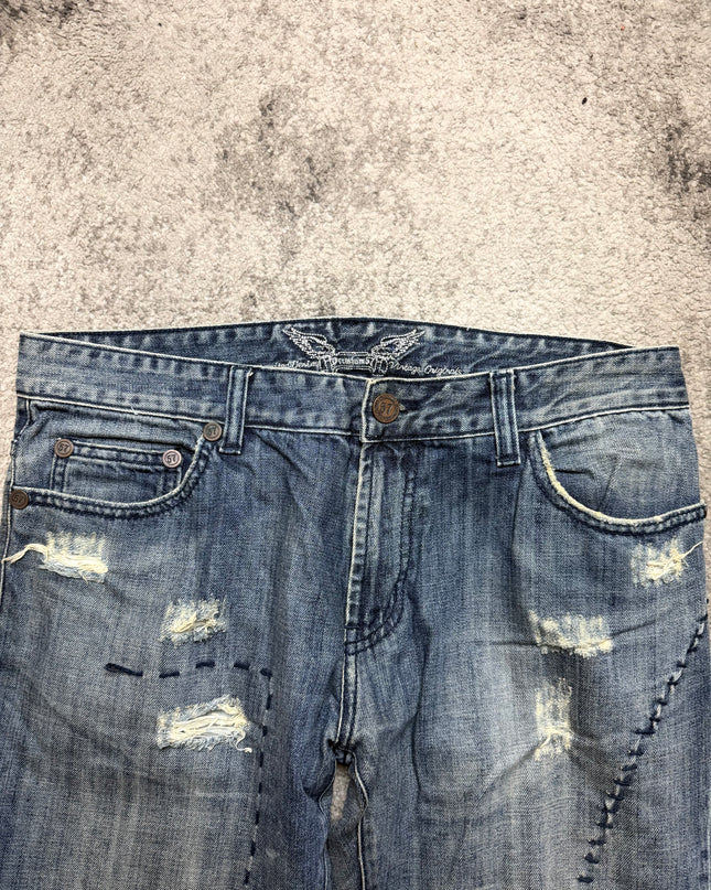 PREMIUM57 "SCARRED MEMORY" DENIM
