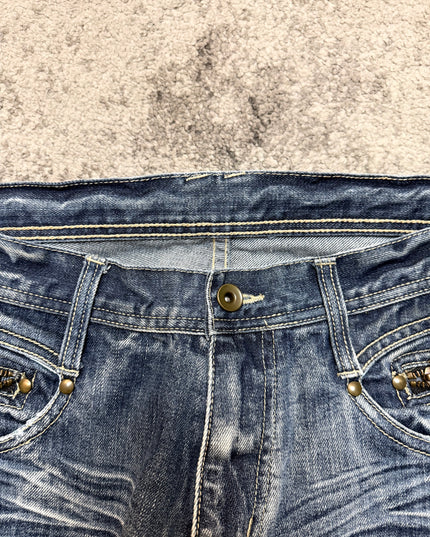 MICHEL KLEIN "FRAGMENTED MEMORY" DENIM