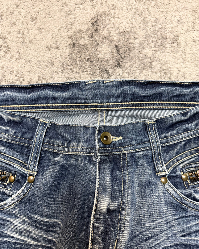 MICHEL KLEIN "FRAGMENTED MEMORY" DENIM