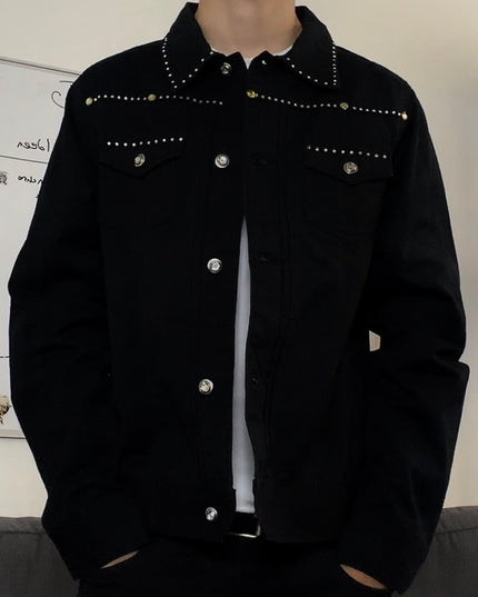 WRANGLER "MIDNIGHT STUD" DENIM JACKET