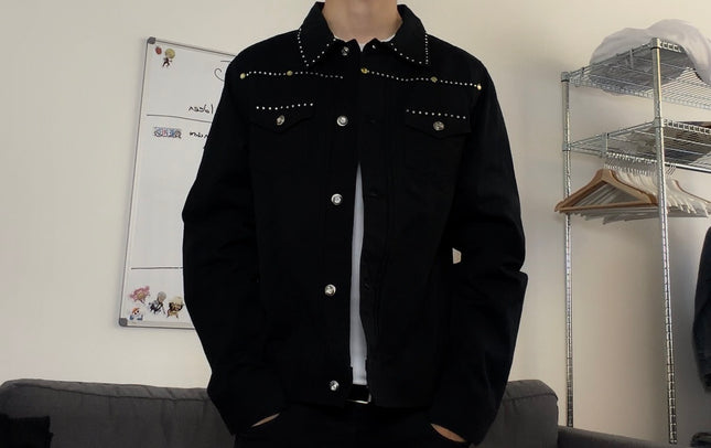 WRANGLER "MIDNIGHT STUD" DENIM JACKET