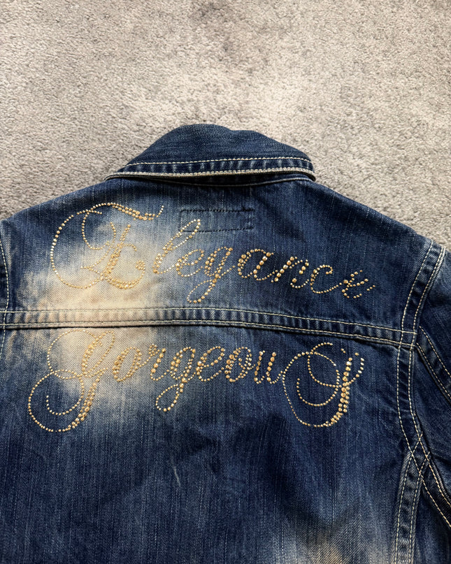 XFRM "CLOUD FADE" DENIM JACKET (M)