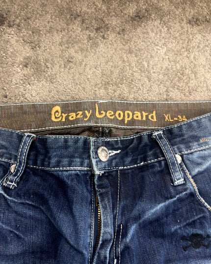 CRAZY LEOPARD "DEATH PARADE" DENIM (M-L)