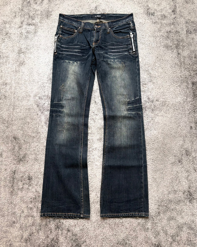 AL DELIO "MIDNIGHT STATIC" DENIM