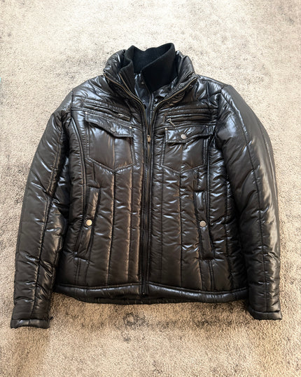 NOTA BENE "BLACK STATIC" PUFFER