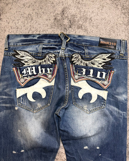 MHR310 "WINGED OUTLAW BLUES" DENIM