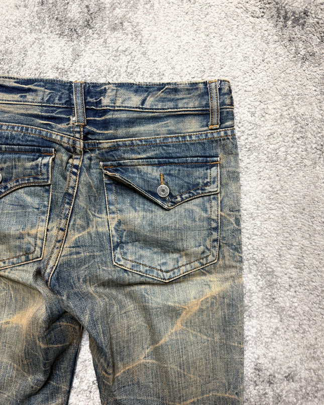 RHYME "BROKEN EMBLEM" DENIM