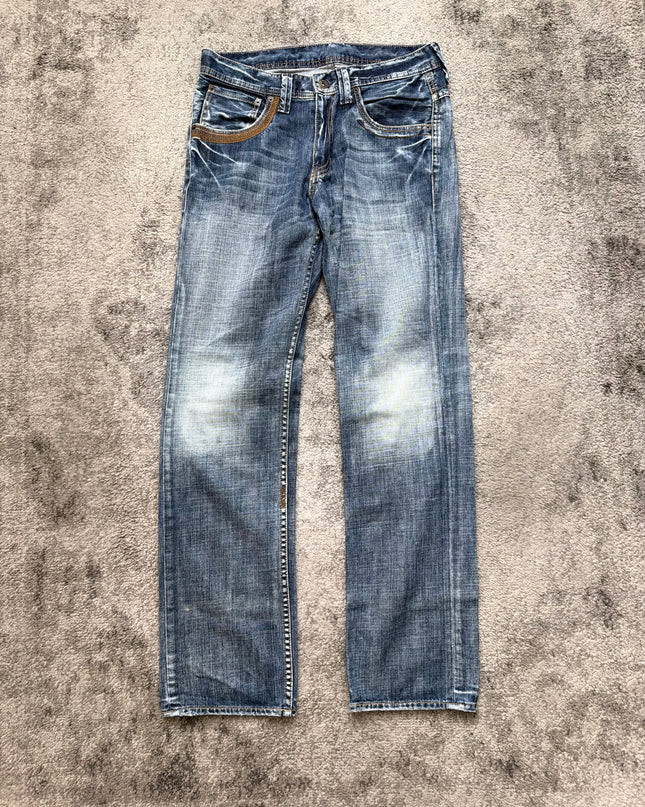 TAKEO KIKUCHI "RUST INDIGO" DENIM