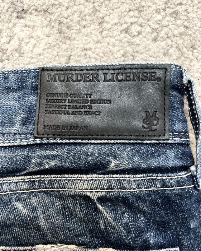 MURDER LICENSE "BLEACHED SPINE" DENIM