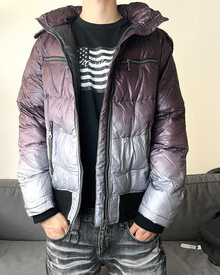 COLLINS "SPRECTRUM FADE" FUR PUFFER