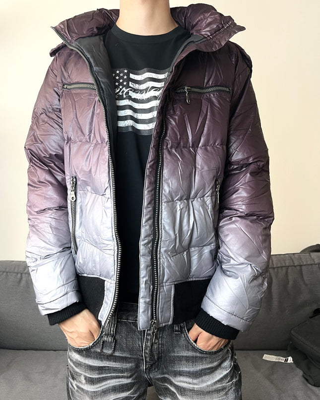COLLINS "SPRECTRUM FADE" FUR PUFFER