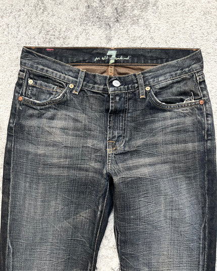 7 FOR ALL MANKIND "SHADOW WASH" DENIM