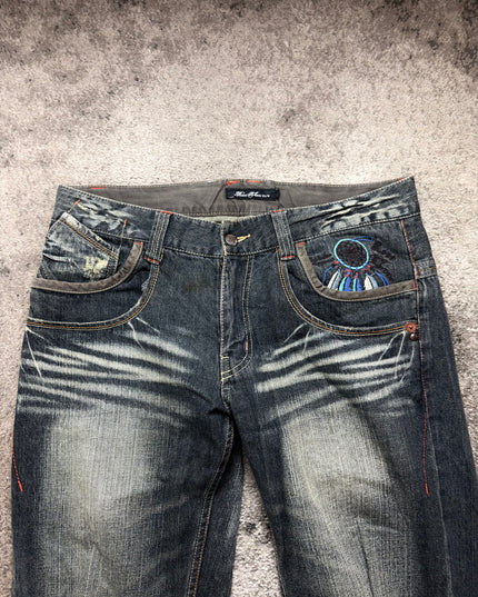 ROOT THREE "TRIBAL FLARE" DENIM