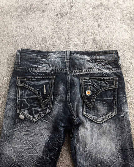 BLOW BY BLUE "CHAOS SCRIPT" DENIM (M)