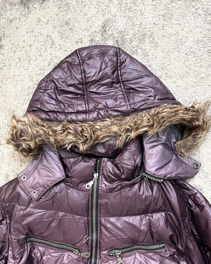 COLLINS "SPRECTRUM FADE" FUR PUFFER
