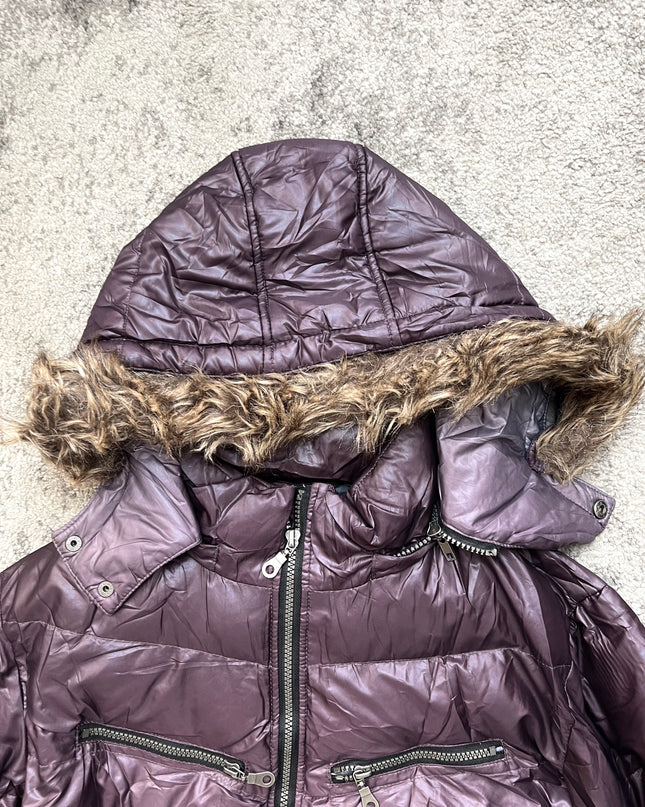 COLLINS "SPRECTRUM FADE" FUR PUFFER