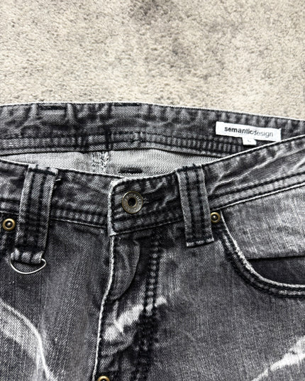 SEMANTIC DESIGN "ASH SCAR" DENIM