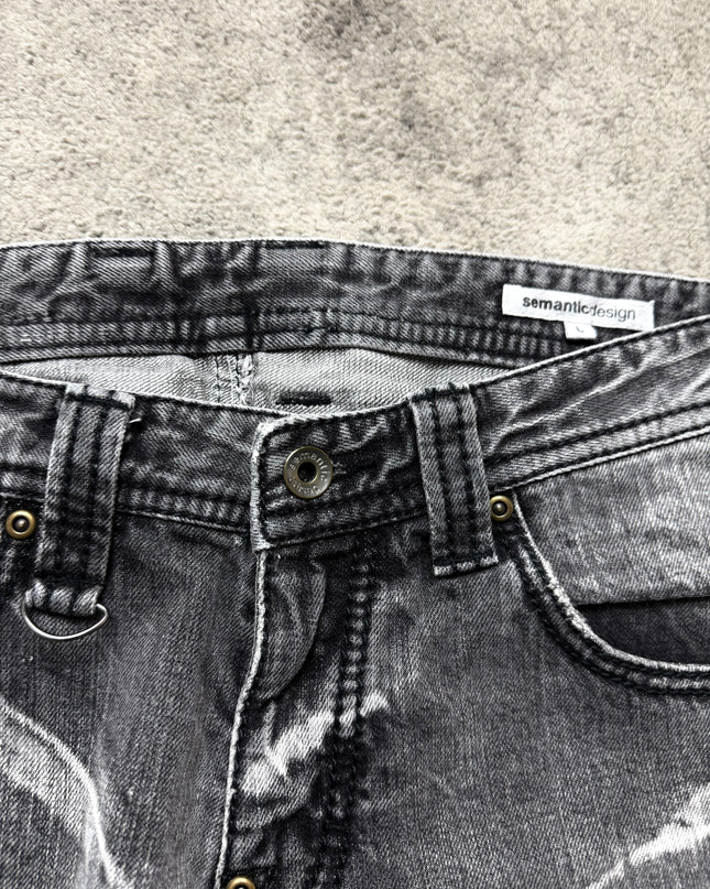 SEMANTIC DESIGN "ASH SCAR" DENIM