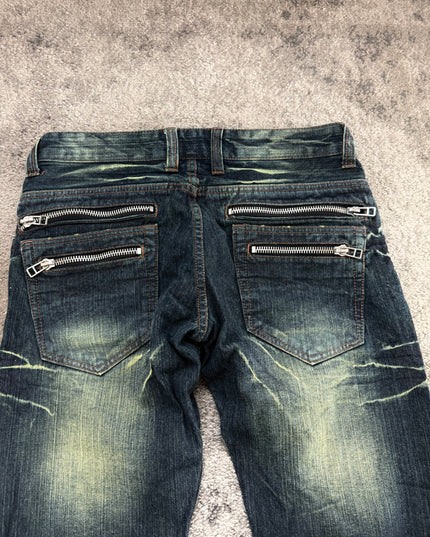 ROOT THREE "TOXIC FADE WHISKER" DENIM