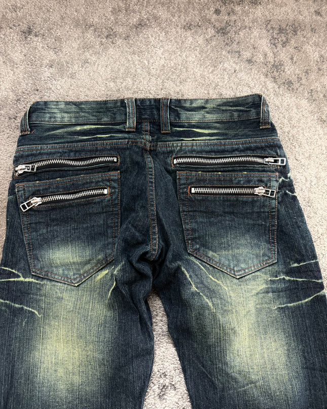 ROOT THREE "TOXIC FADE WHISKER" DENIM