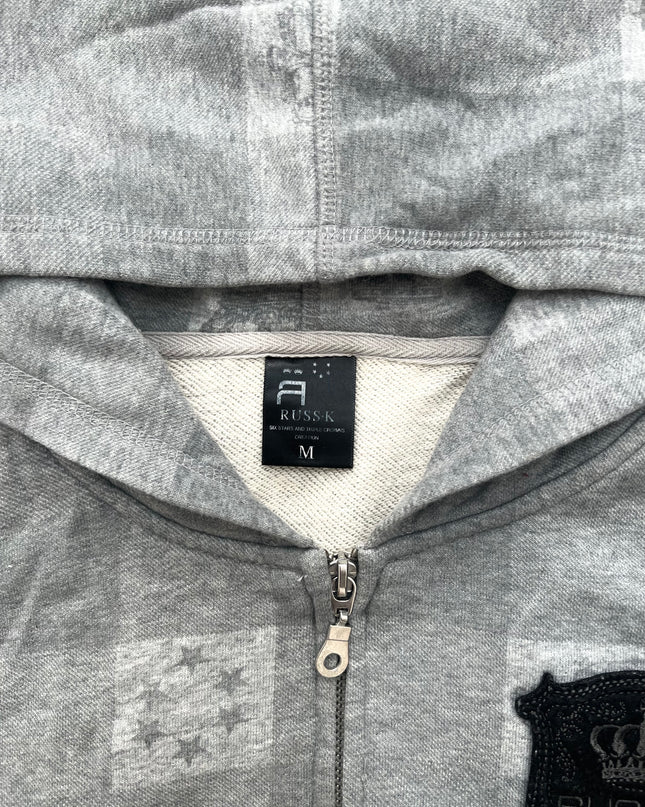 RUSS-K PATCH ZIP HOODIE
