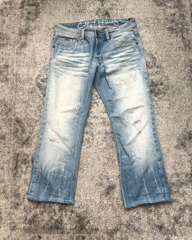 CULT OF INDIVIDUALITY "CHAOS WASH" DENIM