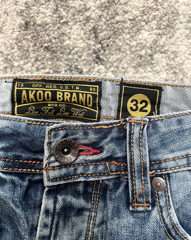 AKOO "PHANTOM SCRATCH" DENIM