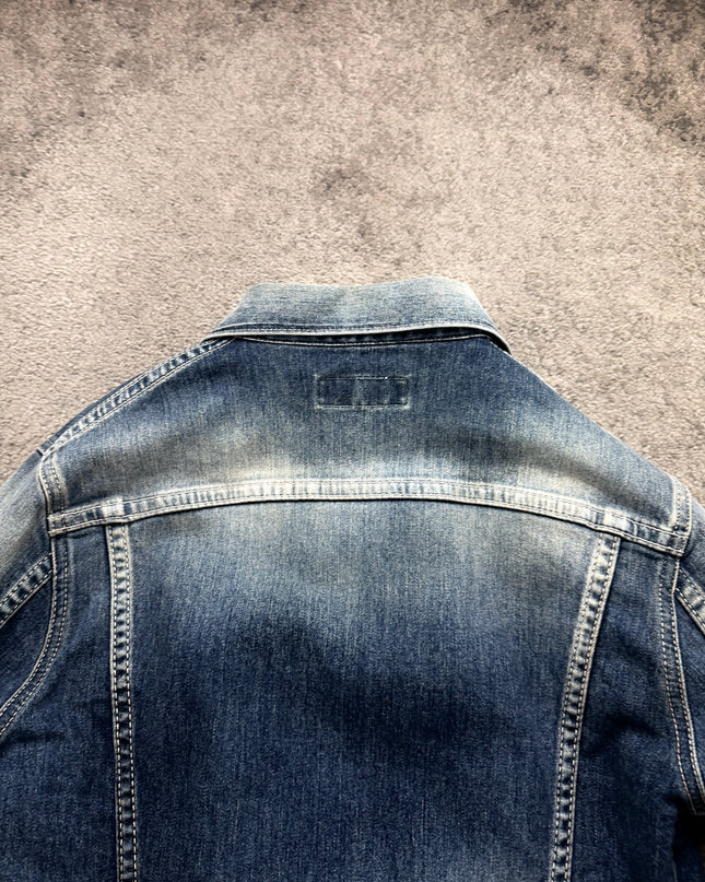 VANQUISH "CONTRAST FADE" DENIM JACKET (S-M)