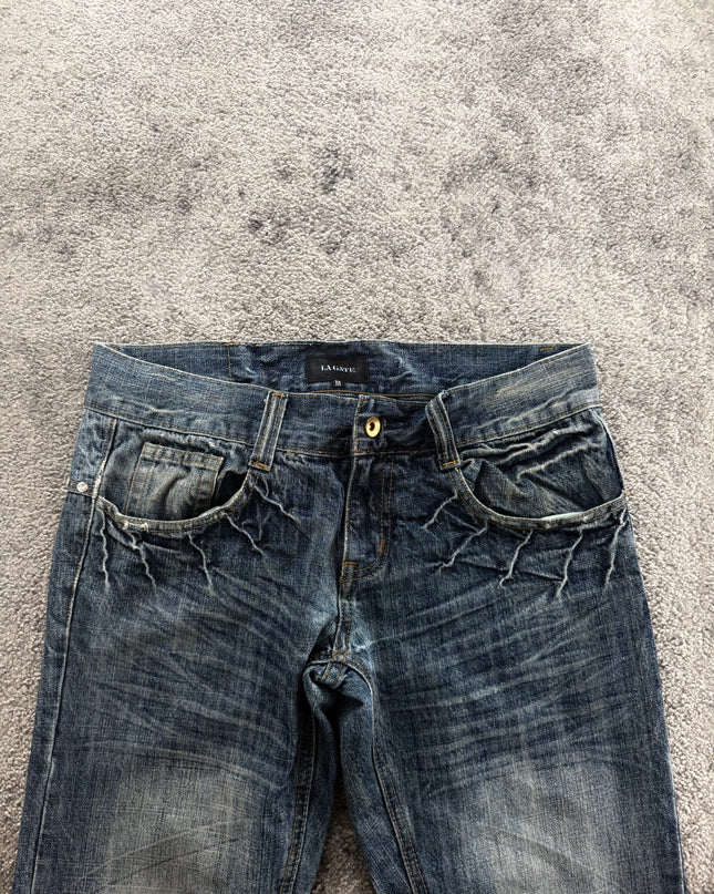LA GATE "WEB STITCH" DENIM (M)