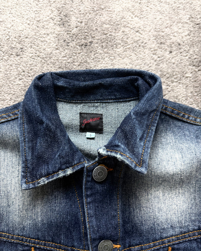 JACKROSE "INDIGO SHADOW" DENIM JACKET (S-M)