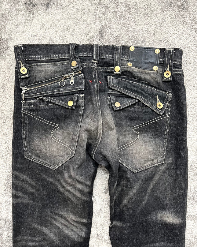SEMANTIC DESIGN "BLACK RUIN" DENIM