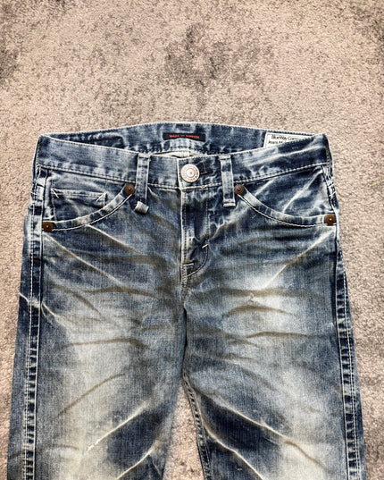 BLUE WAY "WORN SILENCE" DENIM