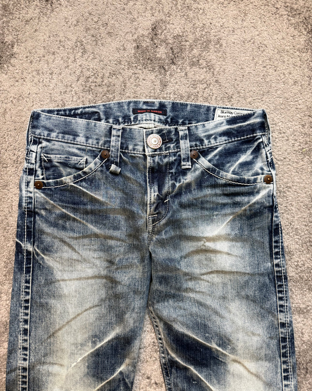 BLUE WAY "WORN SILENCE" DENIM