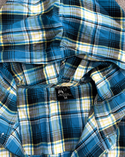 RUSS K "SKYLINE HOODED" FLANNEL (M)