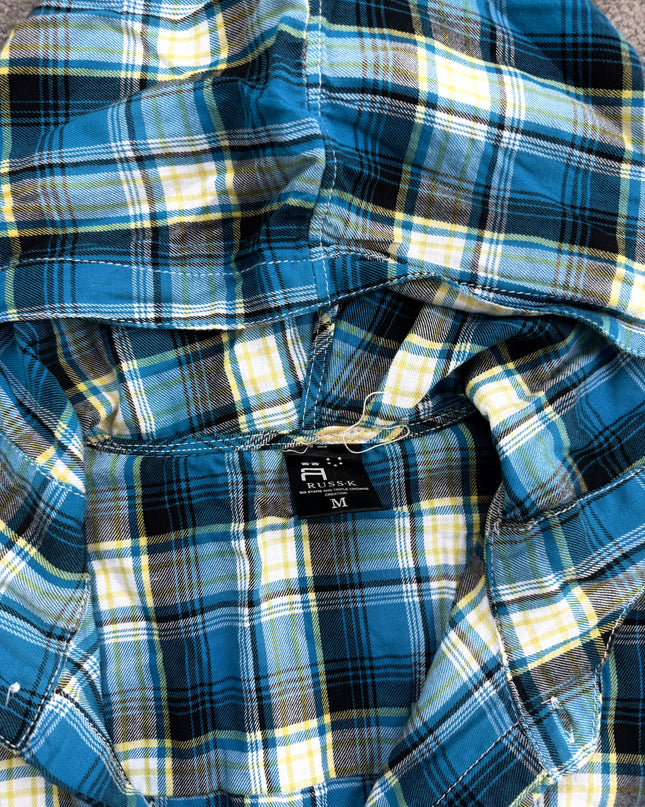 RUSS K "SKYLINE HOODED" FLANNEL (M)