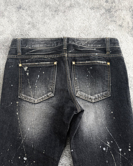 ANGELICA ROSES "PAINTED NOIR" DENIM (M)